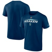 Men's Fanatics Branded Deep Sea Blue Seattle Kraken Authentic Pro Team Core Collection Prime T-Shirt