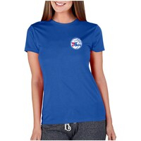 Women's Concepts Sport Royal Philadelphia 76ers Marathon Knit T-Shirt