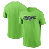 Men's Nike Neon Green Seattle Seahawks Muscle T-Shirt