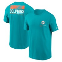 Men's Nike Aqua Miami Dolphins Team Incline T-Shirt