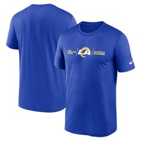 Men's Nike Royal Los Angeles Rams Horizontal Lockup Legend Performance T-Shirt