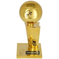 Giannis Antetokounmpo Milwaukee Bucks Autographed NBA Larry O'Brien Replica Trophy