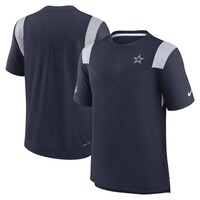Men's Nike Navy Dallas Cowboys Sideline Tonal Logo Performance Player T-Shirt