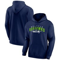 Men's Fanatics Branded College Navy Seattle Seahawks Raise The Bar Pullover Hoodie
