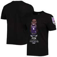 Men's Pro Standard De'Aaron Fox Black Sacramento Kings Caricature T-Shirt
