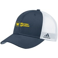 Men's adidas Navy Western Michigan Broncos Core Trucker Snapback Adjustable Hat