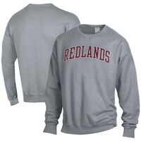 Men's ComfortWash Gray University of Redlands Bulldogs Garment Dyed Pullover Sweatshirt