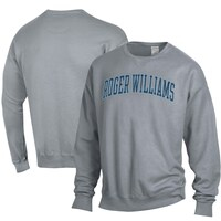 Men's ComfortWash Gray Roger Williams University Garment Dyed Pullover Sweatshirt