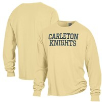 Men's ComfortWash Maize Carleton Knights Stack Garment Dyed Long Sleeve T-Shirt