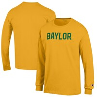Men's Champion Gold Baylor Bears Jersey Est. Date Long Sleeve T-Shirt