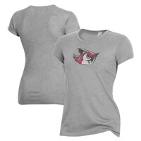 Women's Alternative Apparel Gray Keene State Owls Keepsake T-Shirt