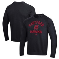 Men's Under Armour Black Hartford Hawks All Day Fleece Pullover Sweatshirt