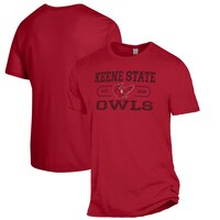 Men's Alternative Apparel Heathered Red Keene State Owls The Keeper T-Shirt