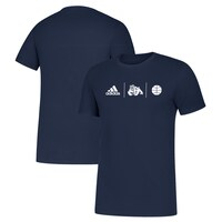 Men's adidas Navy Fresno State Bulldogs Team Amplifier Performance T-Shirt