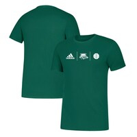 Men's adidas Green Ohio Bobcats Team Amplifier Performance T-Shirt