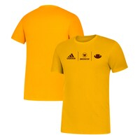 Men's adidas Gold Western Michigan Broncos Team Amplifier Performance T-Shirt