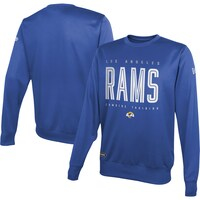 Men's New Era Royal Los Angeles Rams Combine Authentic Top Pick Pullover Sweatshirt