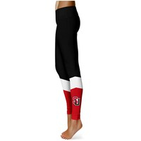 Women's Black Seattle Redhawks Plus Size Color Block Yoga Leggings