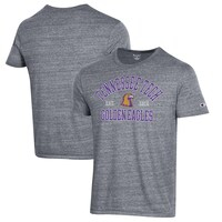 Men's Champion Heathered Gray Tennessee Tech Golden Eagles Ultimate Tri-Blend T-Shirt