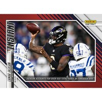 Lamar Jackson Baltimore Ravens Fanatics Exclusive Parallel Panini Instant 2021 Week 5 500 Yard Performance Single Trading Card - Limited Edition of 99