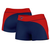 Women's Navy/Red Columbus State Cougars Curve Side Shorties