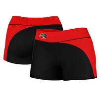 Women's Black/Red South Illinois Edwardsville Cougars Curve Side Shorties
