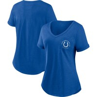 Women's Fanatics Branded Royal Indianapolis Colts By The Rules V-Neck T-Shirt