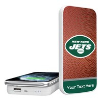 New York Jets Personalized Football Design 5000 mAh Wireless Powerbank