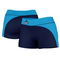 Women's Navy/Light Blue West Florida Argonauts Plus Size Curve Side Shorts