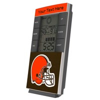 Cleveland Browns Personalized Digital Desk Clock