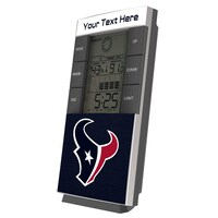 Houston Texans Personalized Digital Desk Clock