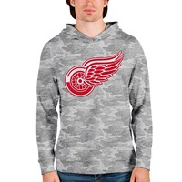 Men's Antigua Camo Detroit Red Wings Absolute Pullover Hoodie