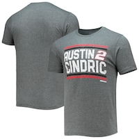 Men's Heathered Charcoal Austin Cindric Restart T-Shirt