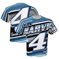 Men's Stewart-Haas Racing Team Collection White Kevin Harvick Sublimated Speedster T-Shirt