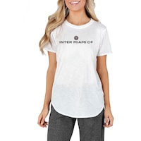 Women's Concepts Sport White Inter Miami CF Gable Knit T-Shirt