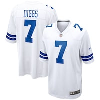 Men's Nike Trevon Diggs White Dallas Cowboys Game Jersey