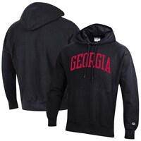 Men's Champion Black Georgia Bulldogs Big & Tall Reverse Weave Fleece Pullover Hoodie Sweatshirt