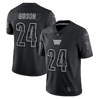 Men's Nike Antonio Gibson Black Washington Commanders RFLCTV Limited Jersey