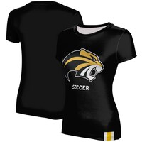 Women's Black Brenau Golden Tigers Soccer T-Shirt