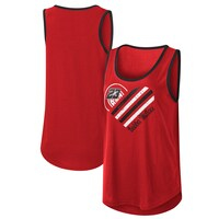 Women's G-III 4Her by Carl Banks Red Bubba Wallace A Game Scoop Neck Tank Top