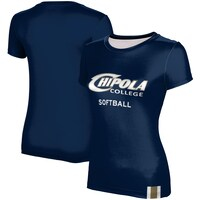Women's Navy Chipola College Indians Softball T-Shirt