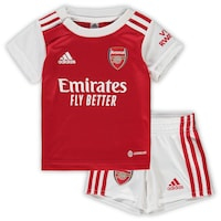 Infant adidas Red Arsenal 2022 Home Kit