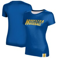 Women's Blue Hofstra University Pride Baseball T-Shirt