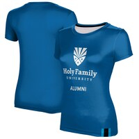 Women's Blue Holy Family Tigers Alumni T-Shirt