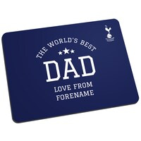 Tottenham Hotspur Personalized World's Best Dad Mouse Mat