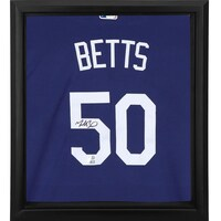 Mookie Betts Los Angeles Dodgers Autographed Framed Royal Nike Authentic Jersey Shadowbox