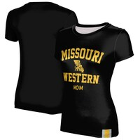 Women's Black Missouri Western State Griffons Mom T-Shirt