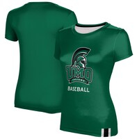 Women's Green Mount Olive Trojans Baseball T-Shirt