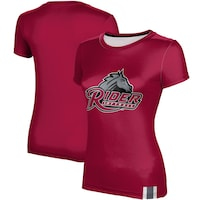 Women's Burgundy Rider Broncs Softball T-Shirt