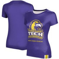 Women's Purple Tennessee Tech Golden Eagles Women's Cross Country T-Shirt